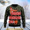 Dachshund 3D Funny Ugly Sweater Funny Xmas