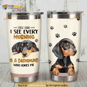 Dachshund Dog Lovers Cute Gift For Lover Day Travel Tumbler, Dachshund Lovers Gift