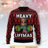 Dachshund Heavy Liftmas Ugly Christmas Sweater 3D All Over Print