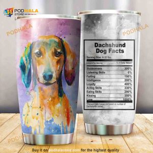 Dachshund Jj Stainless Steel Cup Tumbler, Dachshund Lovers Gift