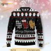 Dachshund Santa Hat Merry Christmas Funny Ugly Sweater 3D