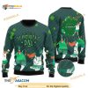 Dacing Happy St Patricks Day Funny Ugly Sweater 3D Christmas