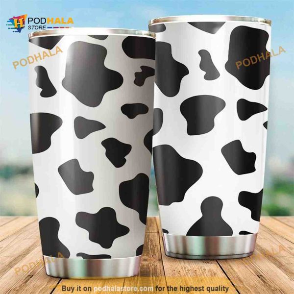 Dairy Cows Gift For Lover Travel Coffee Tumbler All Over Print