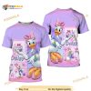 Daisy Duck Cupcakes Pastry Purple Pink Patterns Disney 3D Shirt
