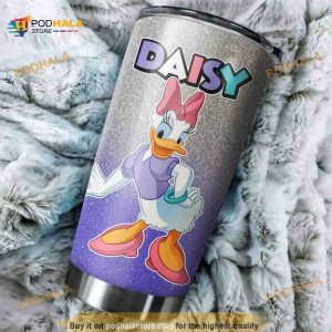 Daisy Duck Gift For Family Travel Coffee Tumbler All Over Print