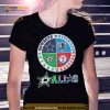 Dallas Circle Logo Sport Teams Cowboys Rangers Stars Mavericks Shirt