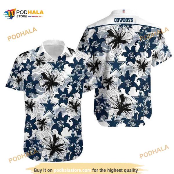 Dallas Cowboys Hawaiian Shirt, Football Gift For Beach Trip Aloha Shirt