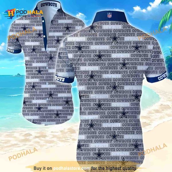 Dallas Cowboys Hawaiian Shirt, Summer Holiday Gift Aloha Shirt