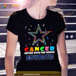 Dallas Cowboys NFL Cancer Mess With The Wrong Shirt
