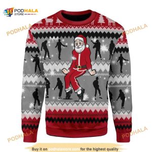 Dancing Michael Jackson Poses Christmas 3D Funny Ugly Sweater