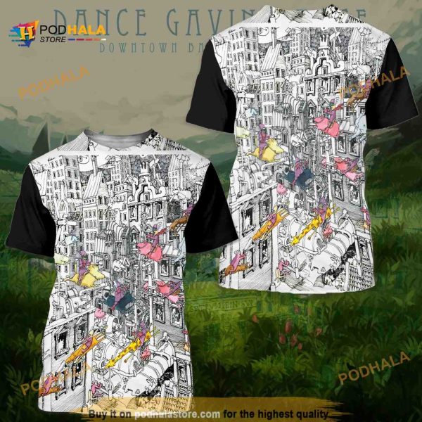 Danse Gavin Dance – Centre Ville Battle Mountain 3D Shirt