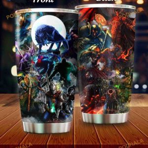 Dark Soul Halloween Gift For Family Travel Coffee Tumbler