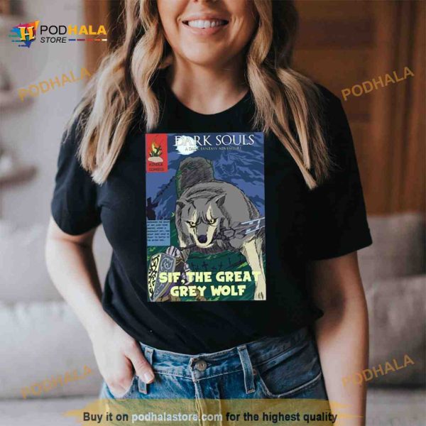 Dark Souls Sif The Great Grey Wolf Shirt