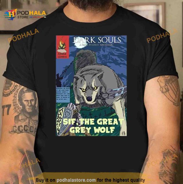 Dark Souls Sif The Great Grey Wolf Shirt