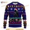 Darth Vader Blue Xmas Funny Ugly Sweater 3D