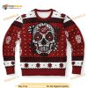 Day Of The Dead Red Funny Ugly Sweater 3D Xmas