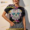 Day Of The Dead Sugar Skull Mandala Halloween 3D Shirt