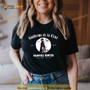 De La Cruz Crest Black Print Shirt 1
