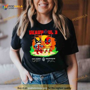 Deadpool and Wolverine Deadpool 3 signatures Shirt