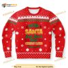 Dear Santa Just Leave Your Credit Card Ugly Xmas Wool Sweater