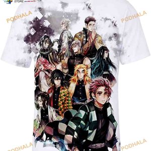 Demon Slayer Kimetsu no Yaiba 3D Cosplay Shirt