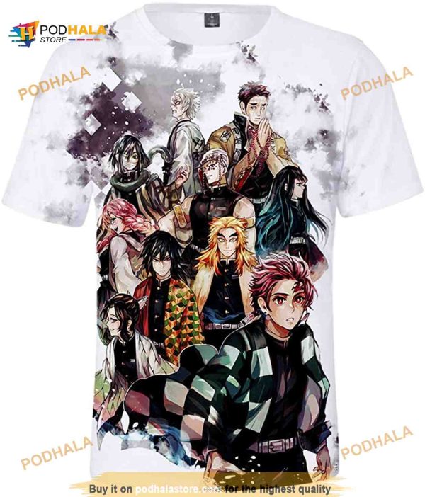 Demon Slayer Kimetsu no Yaiba 3D Cosplay Shirt