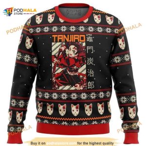 Demon Slayer Tanjiro Funny Ugly Sweater 3D Xmas