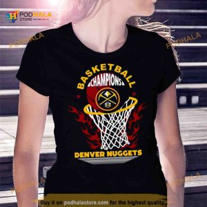 Denver Nuggets Basketball Champions Fire Logo 2023 Shirt