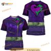 Descendants 3 Costume, Mal Purple and Green 3D Shirt