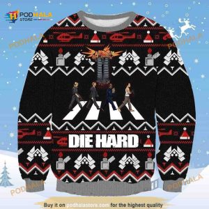 Die Hard Ugle Christmas Ugly Christmas Gift Merry Christmas Ugly Sweater
