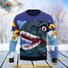 Dinosaur Face Funny Ugly Sweater 3D Christmas