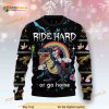 Dinosaur Unicorn Ride Hard Funny Ugly Sweater 3D Christmas