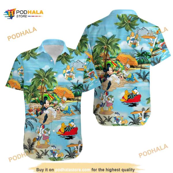 Disney Donald Duck Summer Vacation Hawaiian Shirt