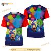 Disney Inside Out Red Button Overalls Patterns Disney Shirt
