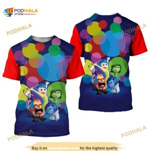 Disney Inside Out Red Button Overalls Patterns Disney Shirt