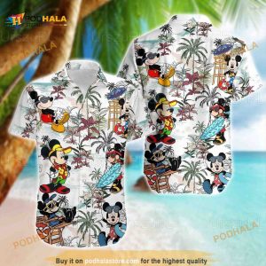 Disney Mickey Hawaiian Shirt, Funny Mickey Beach Aloha Shirt