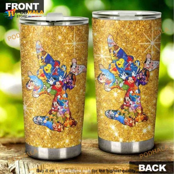 Disney Mickey Wizzard Gift For Family Travel Coffee Tumbler