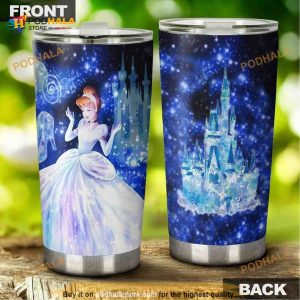 Disney Princess Cinderella Bling Bling Coffee Tumbler