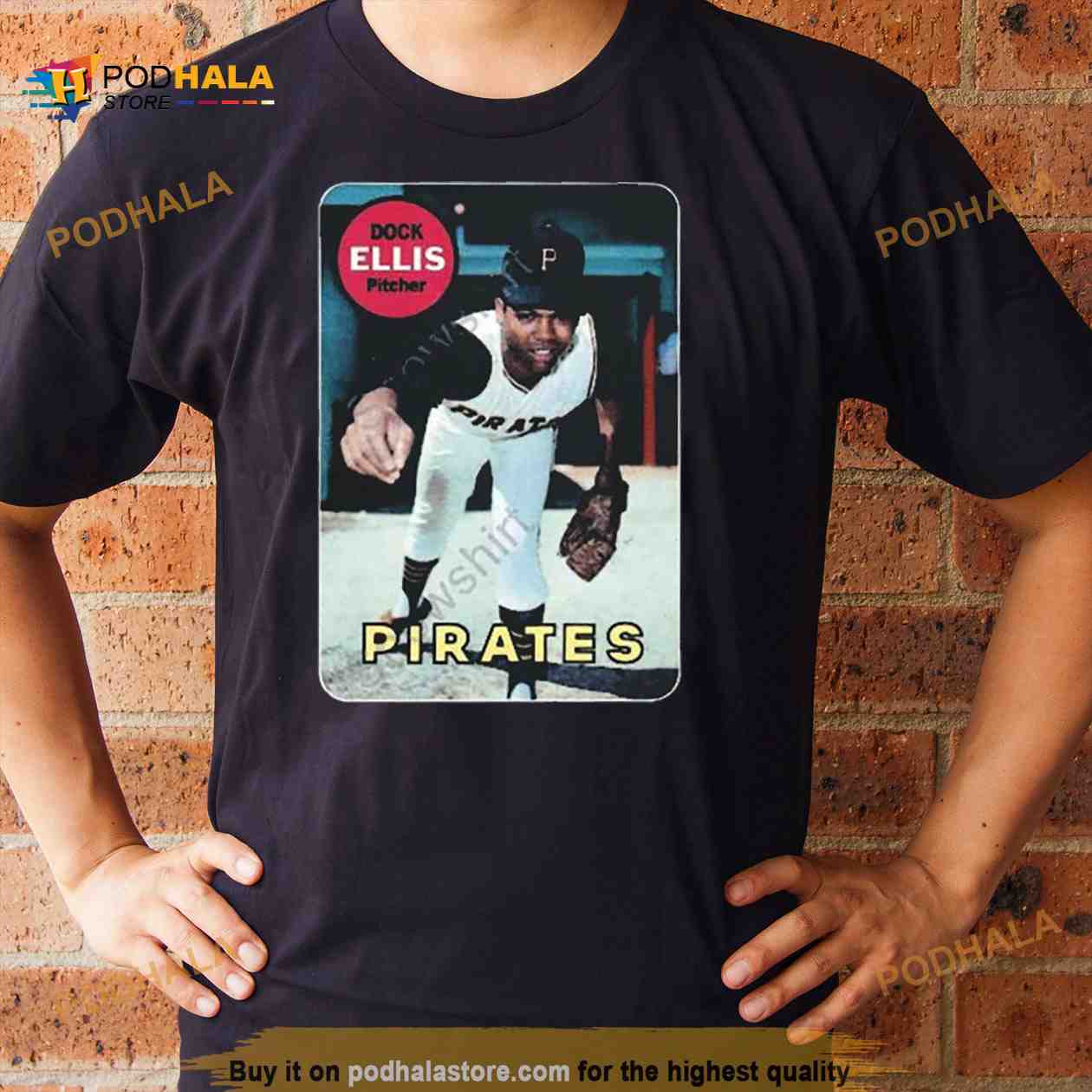 Dock ellis pitcher Pirates photo design t Shirt - Bring Your Ideas,  Thoughts And Imaginations Into Reality Today
