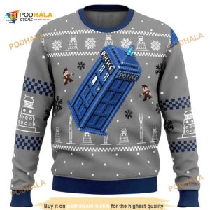 Doctor Who Fans Xmas Wool Ugly Sweater, Xmas Gifts