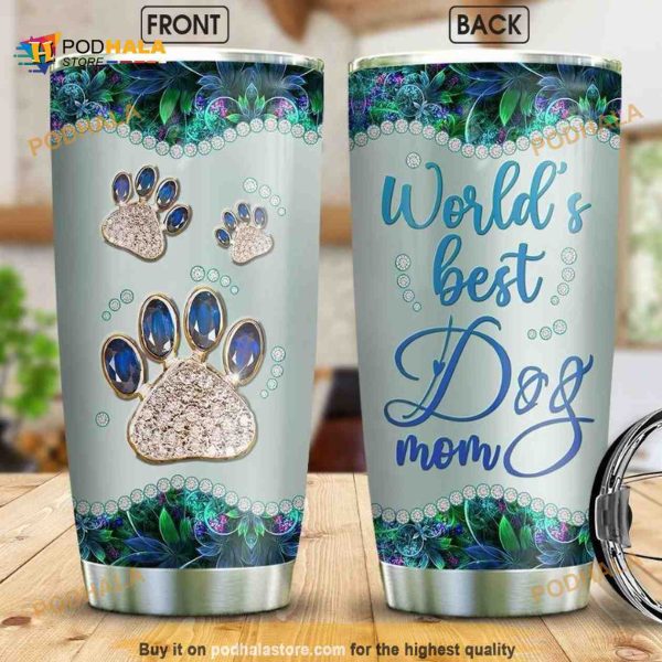 Dog Mom Jewelry Style Stainless Steel Cup Coffee Tumbler