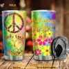 Don’t Worry, Be Hippy Stainless Steel Cup Coffee Tumbler