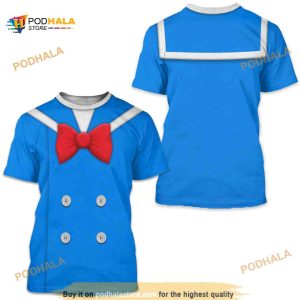 Donald Duck Unisex Shirt - Disney Costume - Mickey Mouse's Friend - Halloween Cosplay