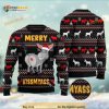 Donkeys Merry Kissmyass Christmas Wool Funny Ugly Sweater, Xmas Gifts