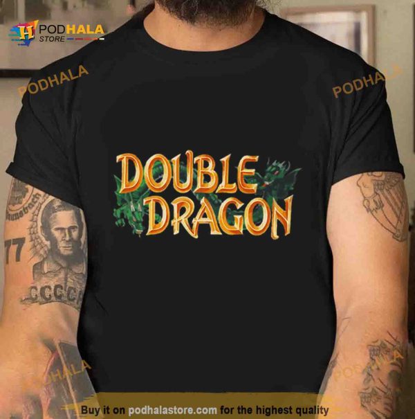 Double Your Dragon Typography Shirt