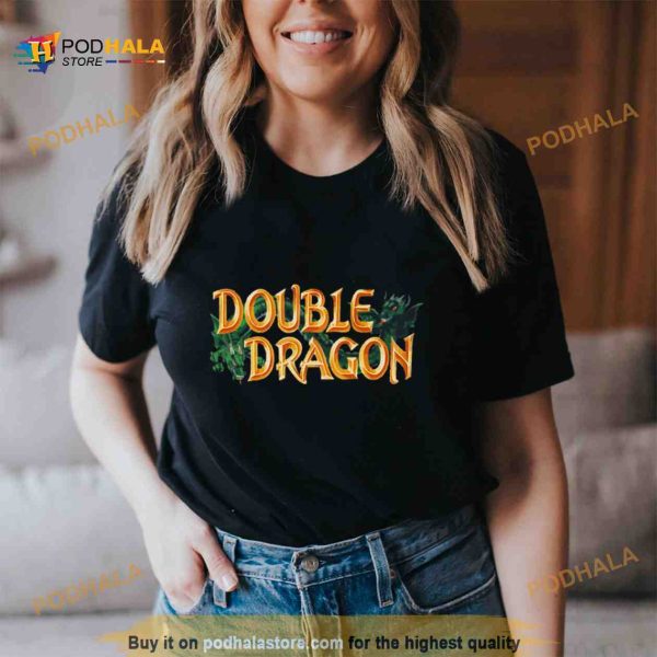Double Your Dragon Typography Shirt