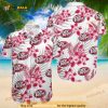 Dr Pepper Beer Funny Hawaiian Shirt, White Aloha Tropical Flower Pattern Shirt