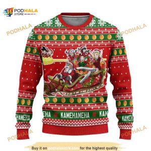 Dragon Ball Characters Anime Xmas Wool Ugly Sweater, Xmas Gifts