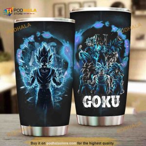 Dragon Ball Goku I Dont Get Older I Level Up Anime Coffee Tumbler