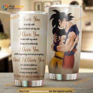 Dragon Ball Z I Choose You Coffee Tumbler All Over Print